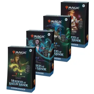 Magic the Gathering: Murders at Karlov Manor Commander Decks Set of 4