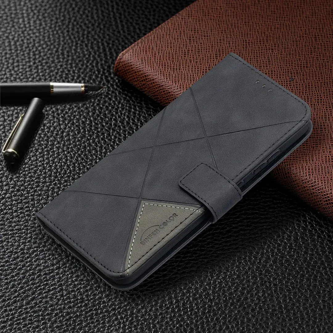 Magnetic Leather Wallet Flip Case For Samsung Galaxy