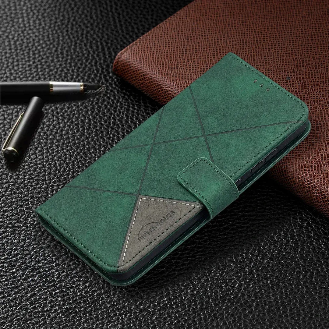 Magnetic Leather Wallet Flip Case For Samsung Galaxy