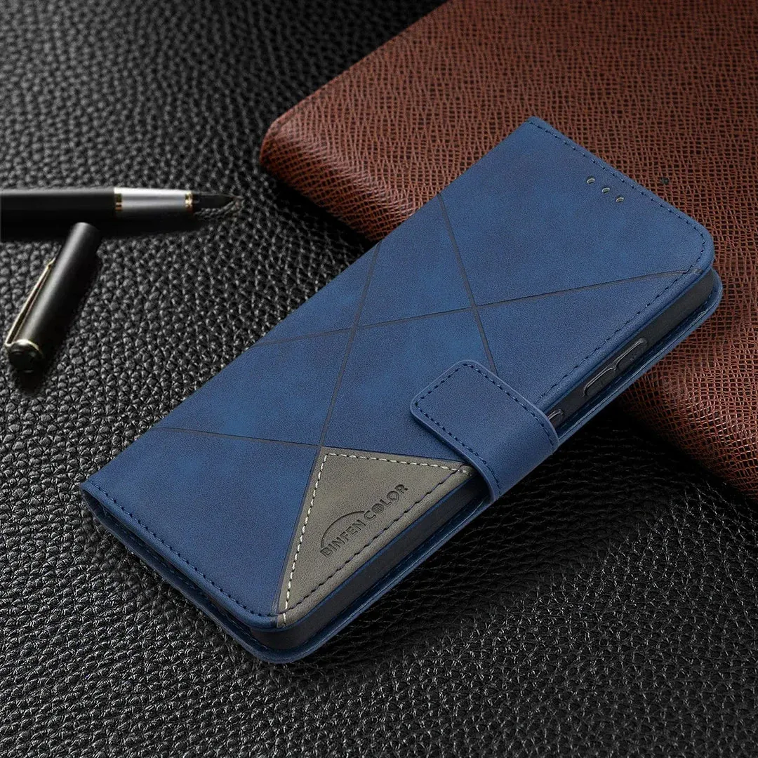 Magnetic Leather Wallet Flip Case For Samsung Galaxy