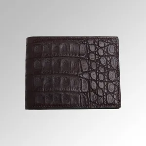 MATTE ALLIGATOR FLIP ID WALLET