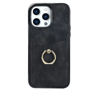 Matte Leather Cardholder Phone Case