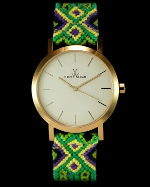 MAYA BLUE AND GREEN WOVEN