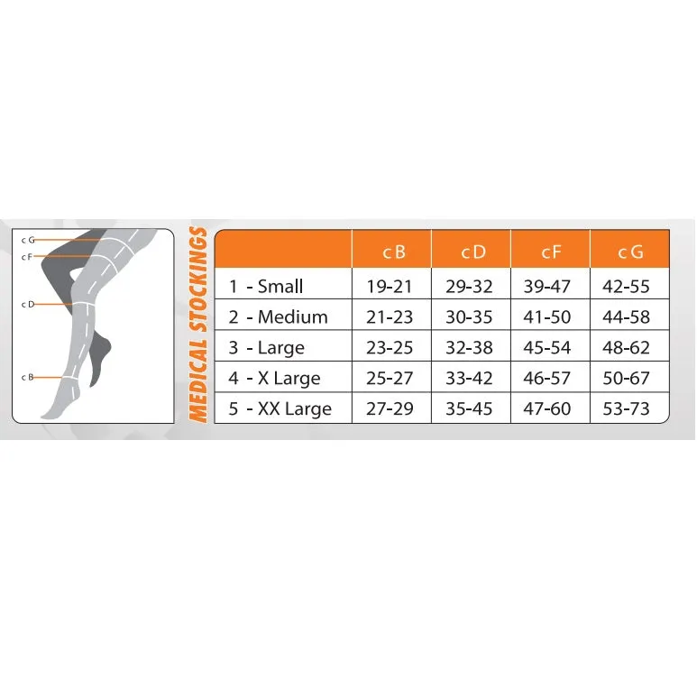 Medical Compression Stockings - Panty Hose - 30-40mmHG