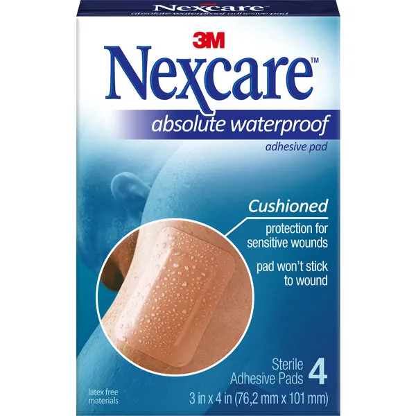 Nexcare Absolute Waterproof Adhesive Pad 4