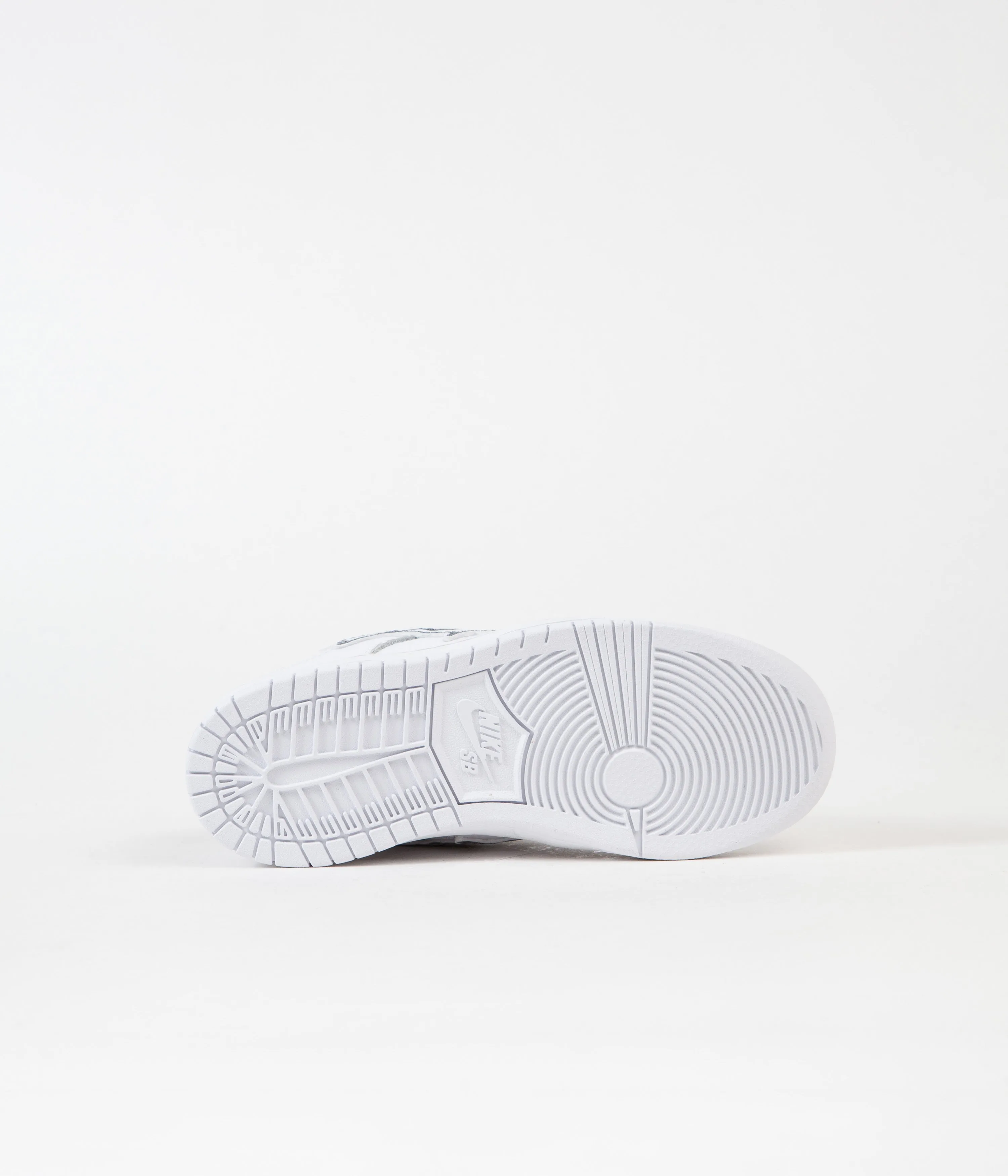 Nike SB Orange Label Dunk Low Pro 'Oski' Preschool Shoes - White / Cool Grey - White - White