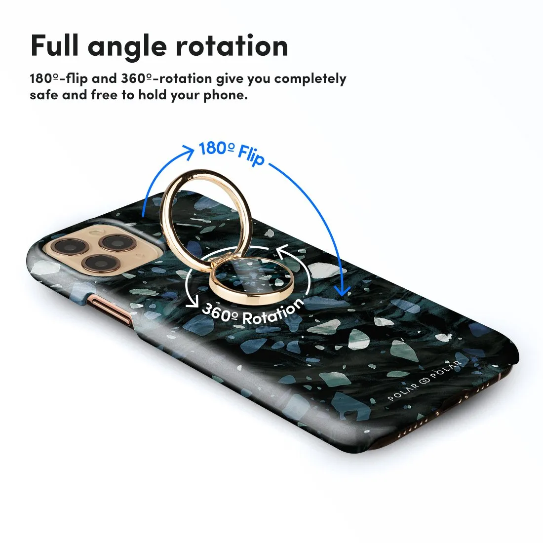 Nordic Terrazzo Gem | Phone Ring Holder  (Non-MagSafe)