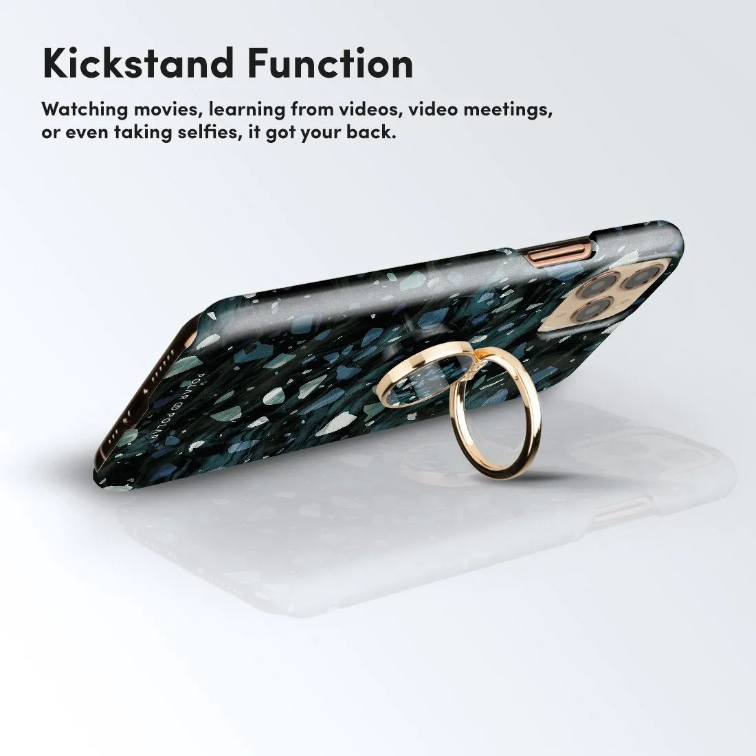 Nordic Terrazzo Gem | Phone Ring Holder  (Non-MagSafe)