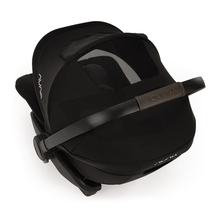 Nuna Arra Next i-Size Car Seat & Base - Caviar (Chocolate Leatherette)