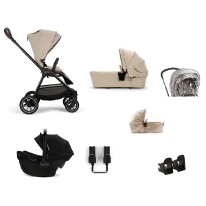 Nuna Triv Next   Pipa Urbn Travel System - Biscotti