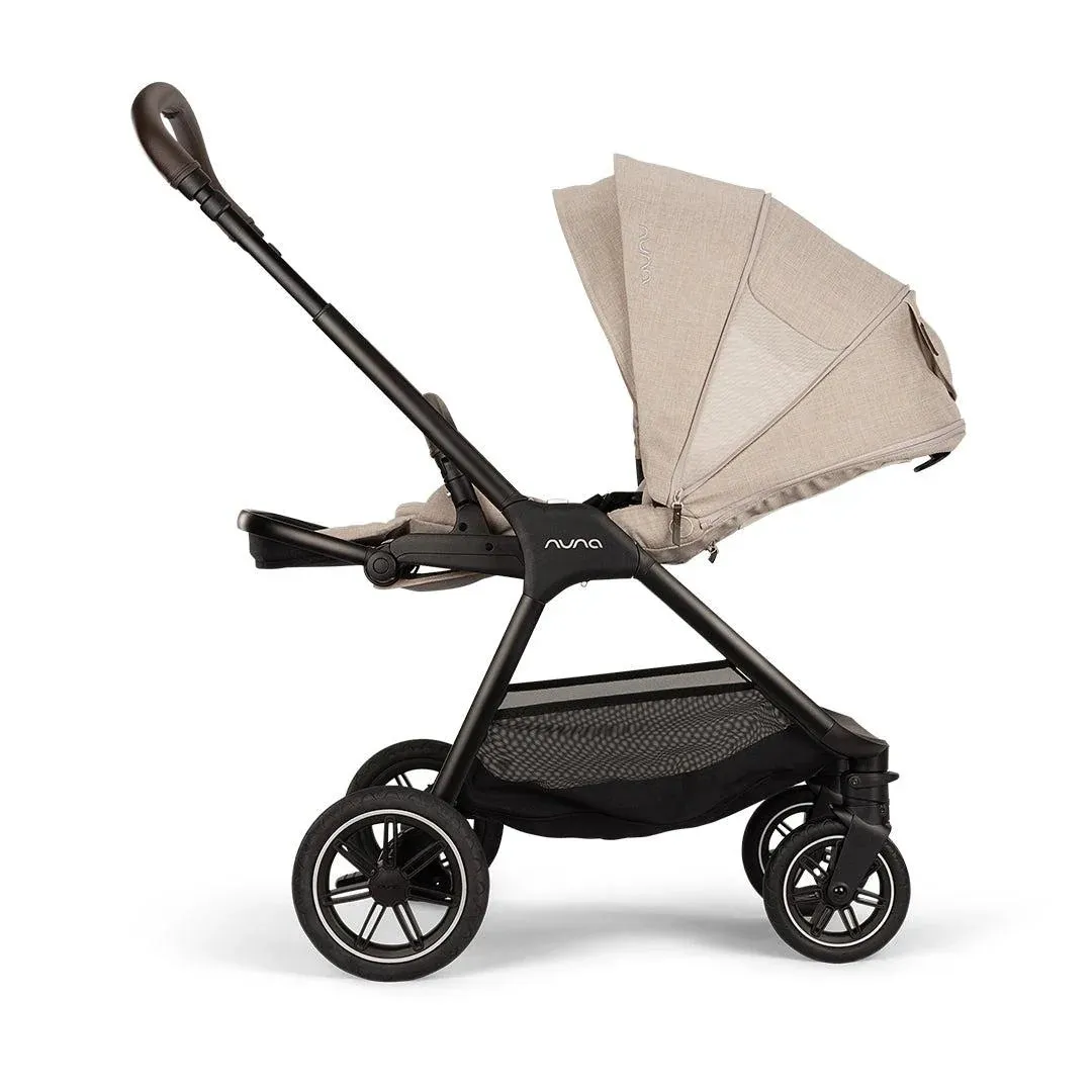 Nuna Triv Next   Pipa Urbn Travel System - Biscotti