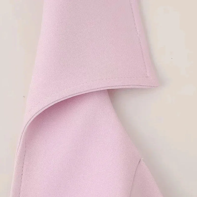 Obsidian Phoenix Women's Luxury Pink Shorts Set