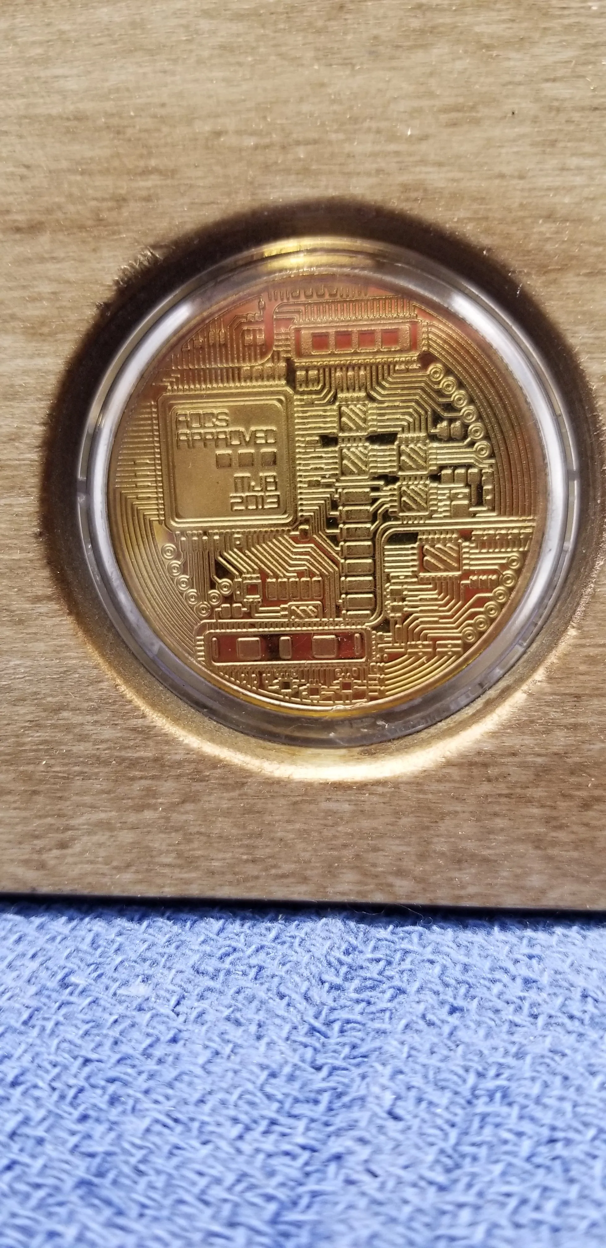 OOAK Bitcoin Collectible Decor art hanging