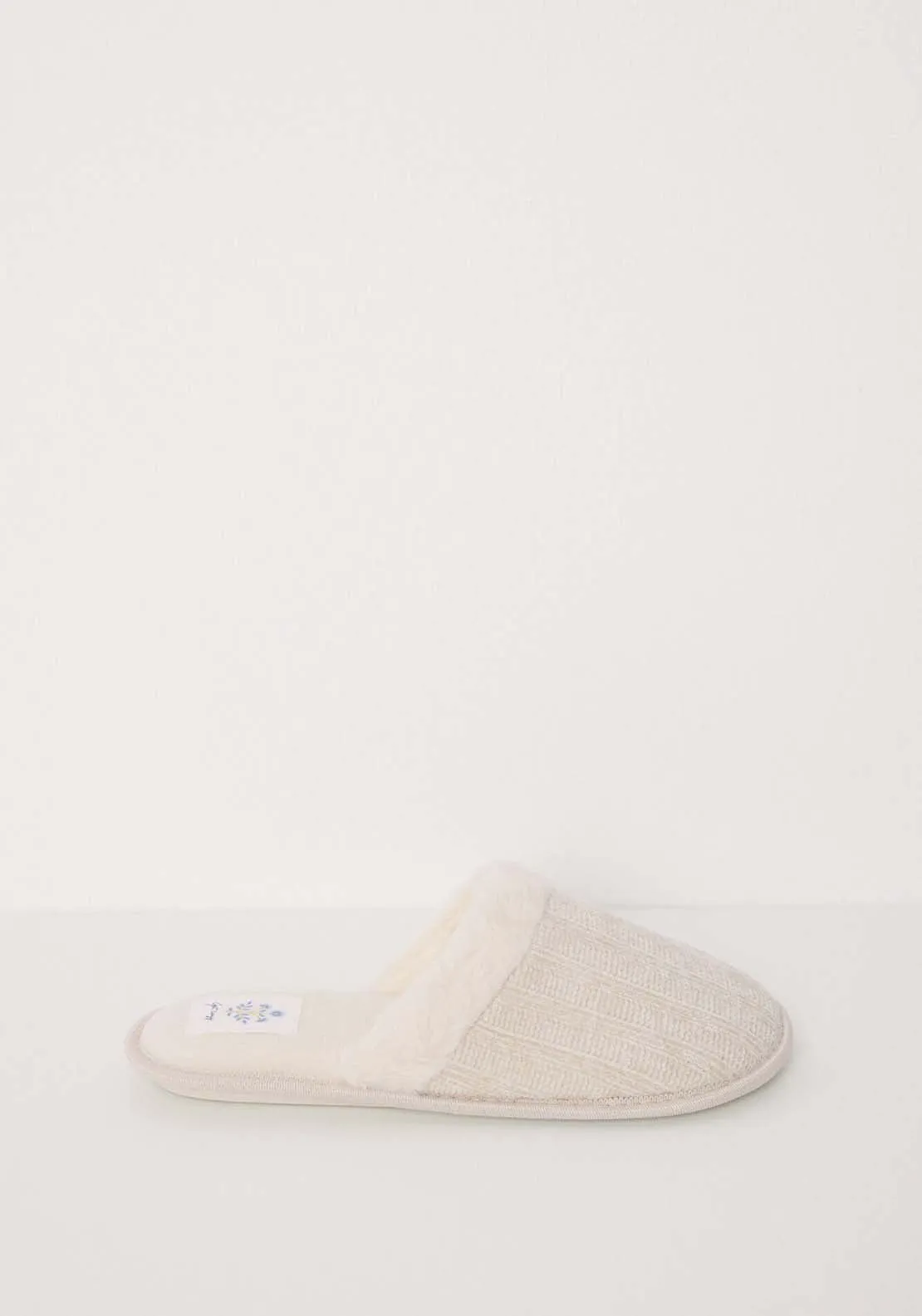 Open Slippers - Ivory