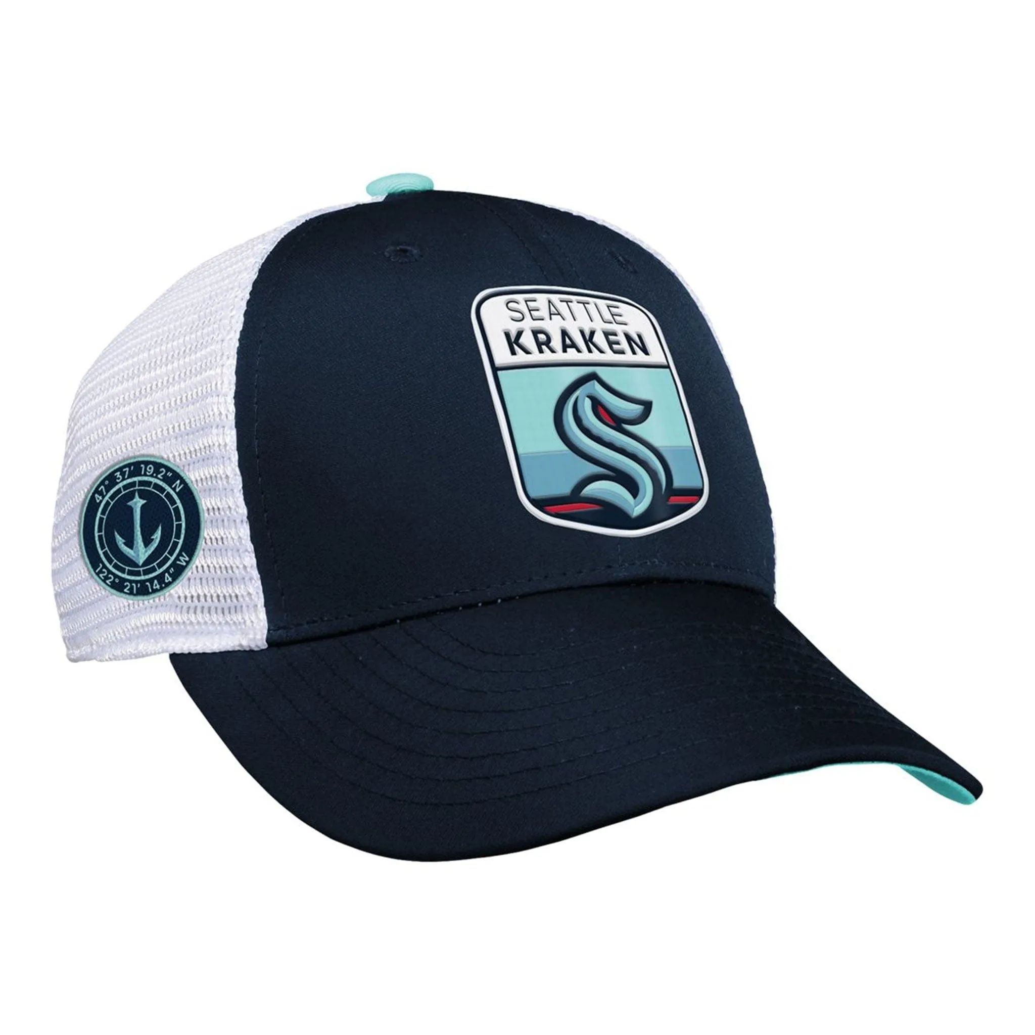 Outer Stuff NHL Draft Structured Trucker Youth Hat - Seattle Kraken