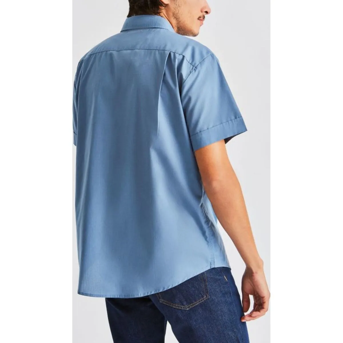 Parsons S/S Woven - Slate Blue