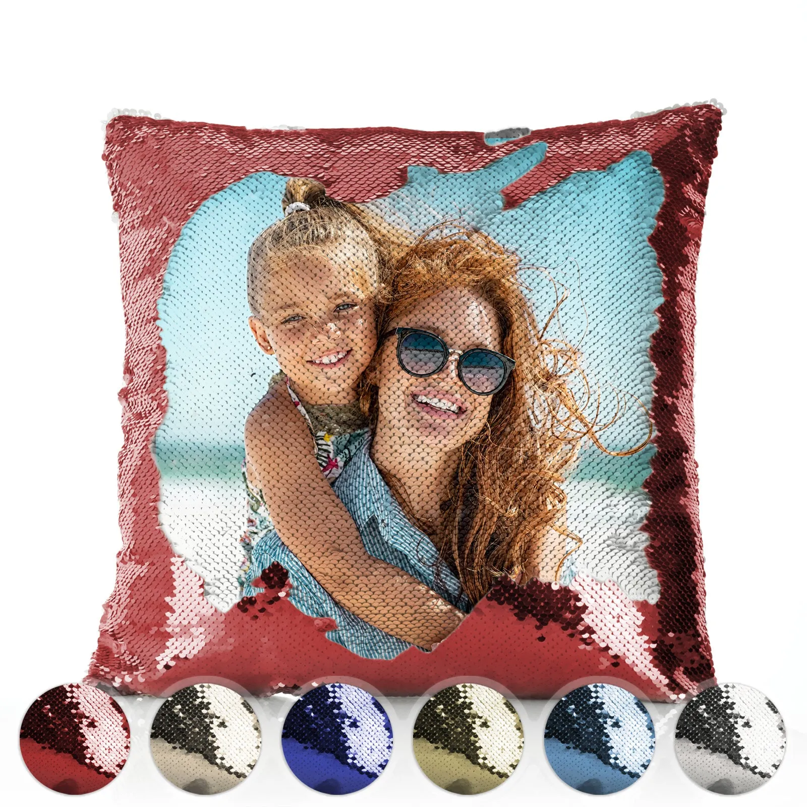 Personalised Sequin Cushion - Square