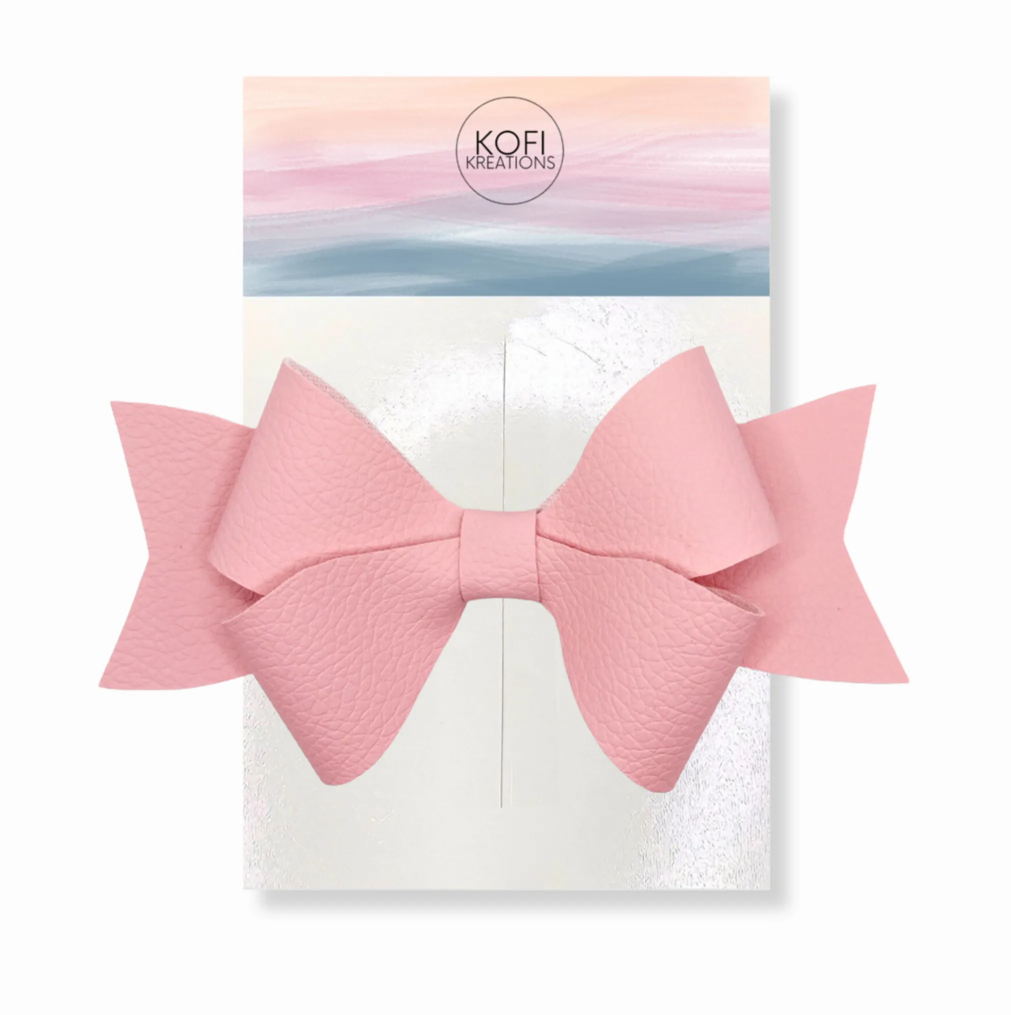 Pink Persephone Hair Bow