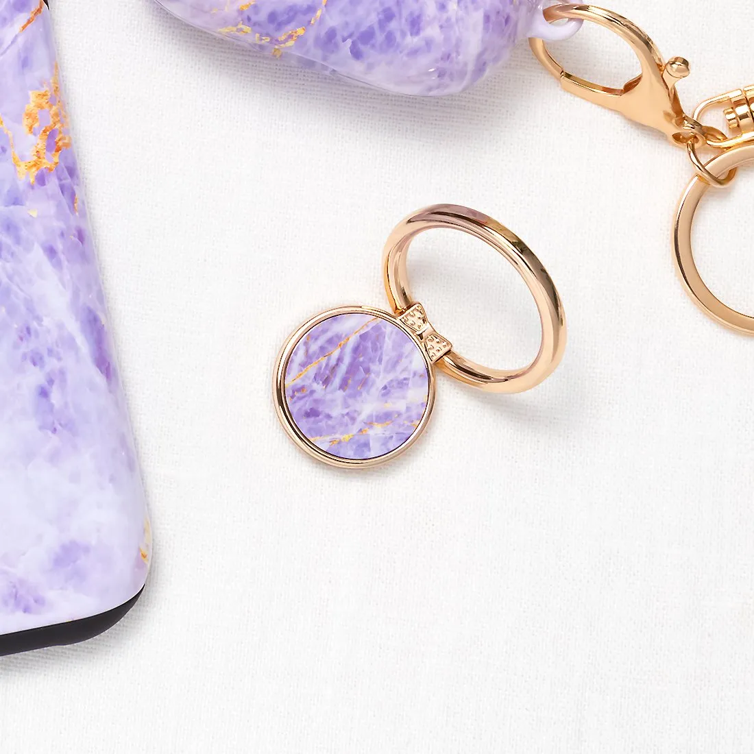 Princess Purple | Custom Phone Ring Holder  (Non-MagSafe)