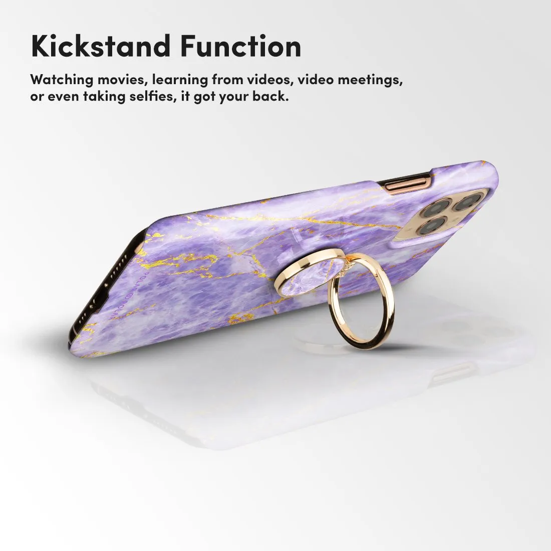 Princess Purple | Custom Phone Ring Holder  (Non-MagSafe)
