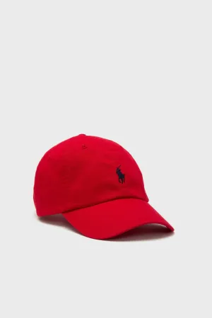 Red and Newport Navy Polo Sports Cap