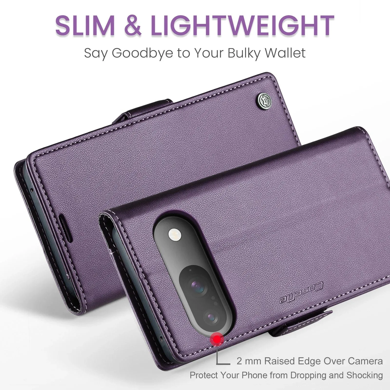 RFID Leather Card Holder Case For Google Pixel