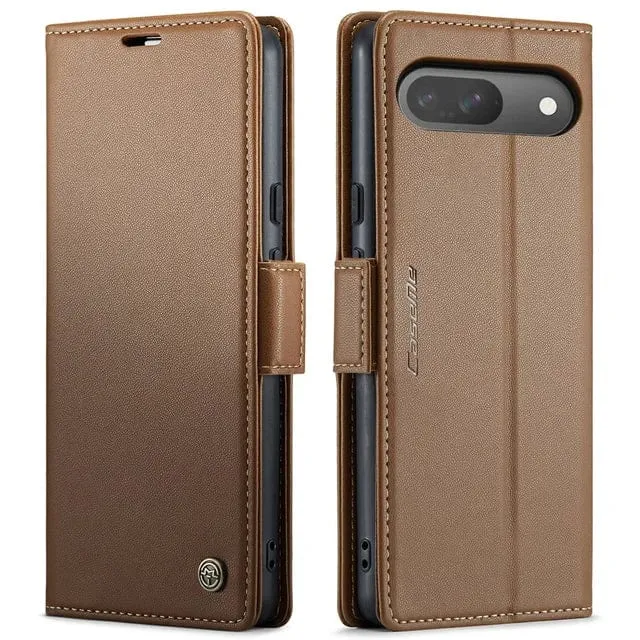 RFID Leather Card Holder Case For Google Pixel