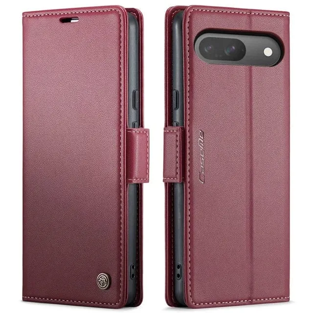 RFID Leather Card Holder Case For Google Pixel