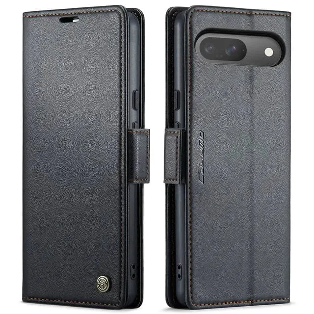 RFID Leather Card Holder Case For Google Pixel