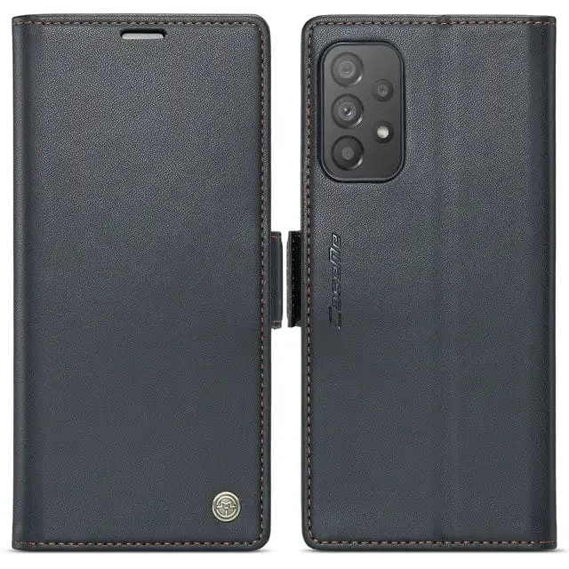 RFID Leather Card Holder Case For Samsung A Series