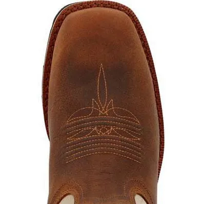 Rocky Men's Monocrepe 12" Soft Toe WP Western Classic Boot- Brown- RKW0440