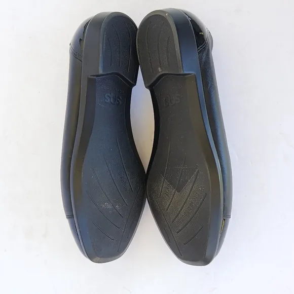 SAS Coco Cap Toe Leather Ballet Flat Size 9WW