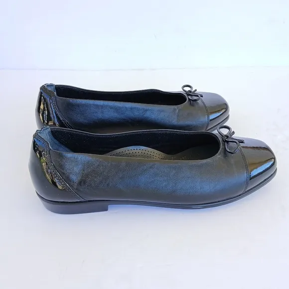 SAS Coco Cap Toe Leather Ballet Flat Size 9WW