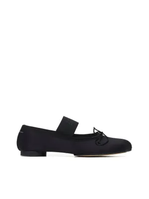Satin ballet flats