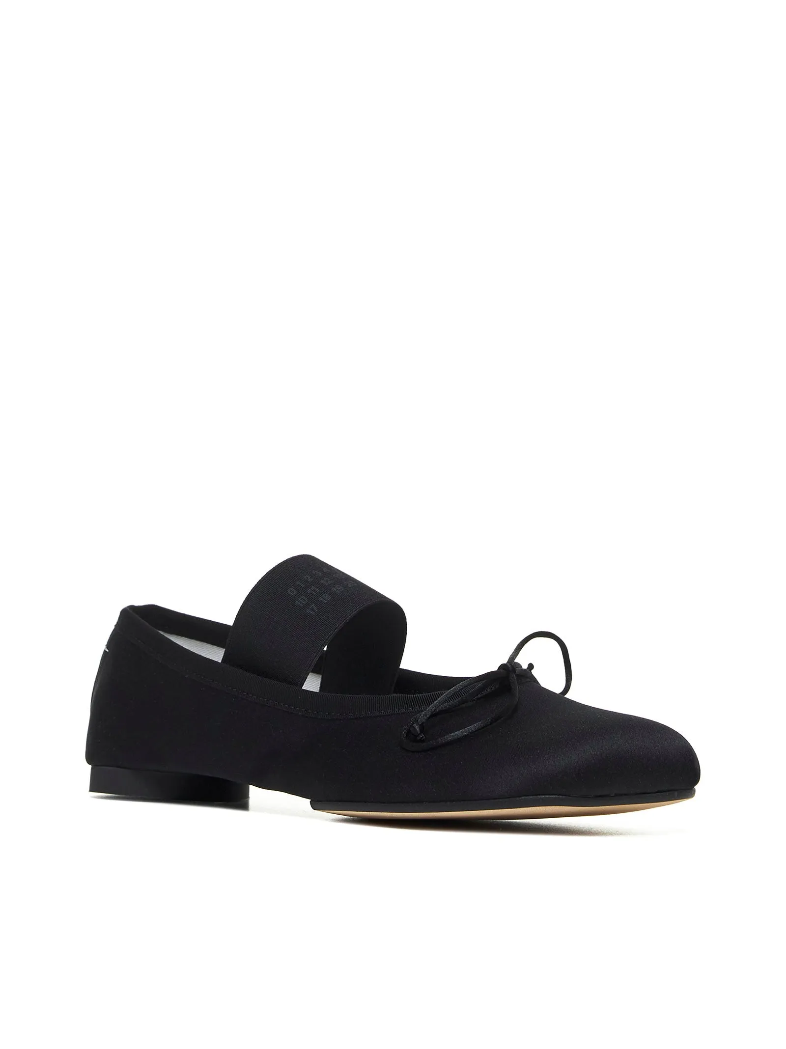 Satin ballet flats