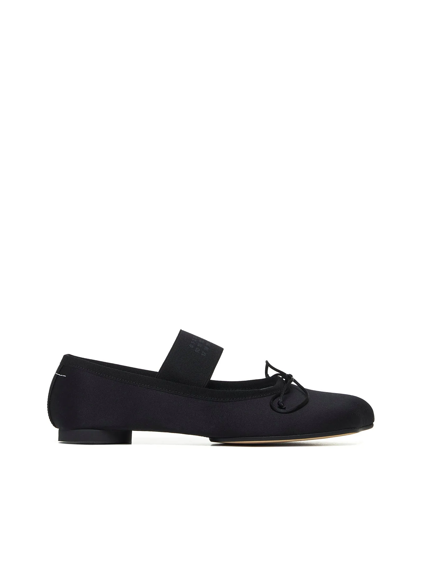 Satin ballet flats