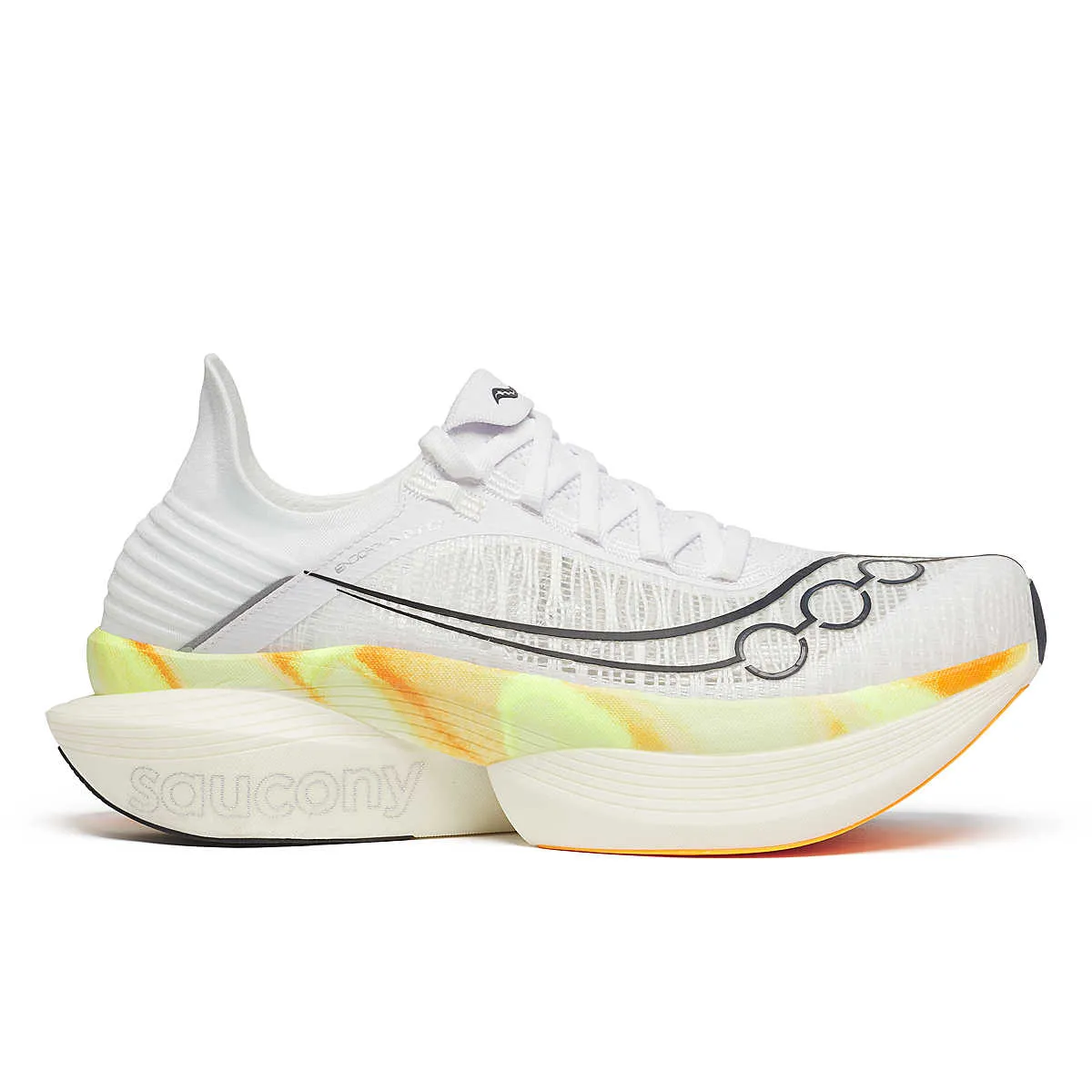 Saucony | Endorphin Elite 2 | Unisex | White/Peel