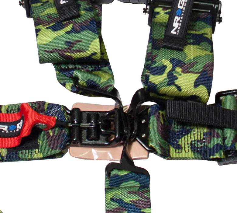 SBH-5PCCAMO-620 SFI 16.1 5 Point 3 inch Seat Belt Harness with Latch