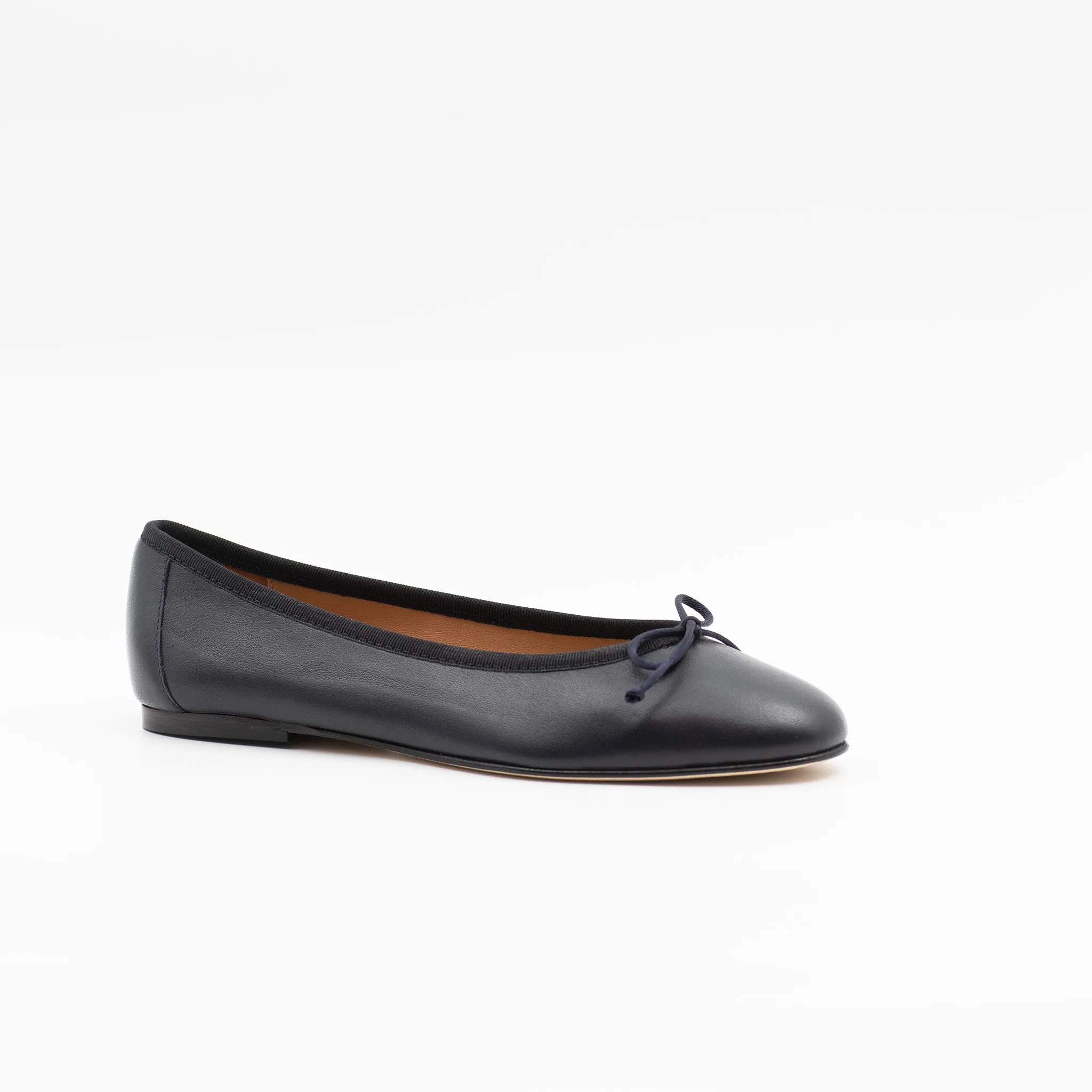 Scala ballet flats in navy leather