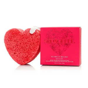 Scarlet Blush Heart Shaped Body Buffer