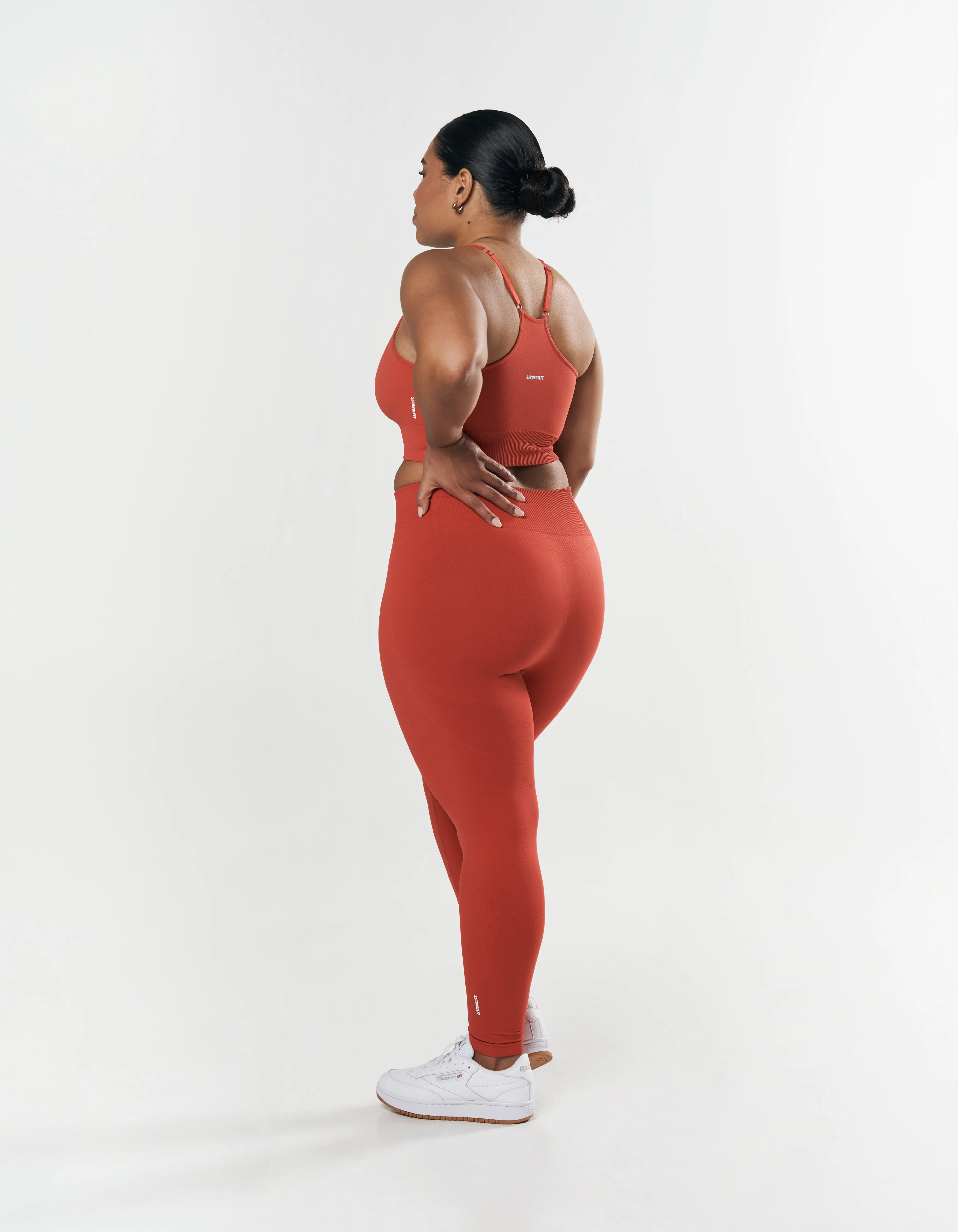 Seamless Strappy Crop - Red