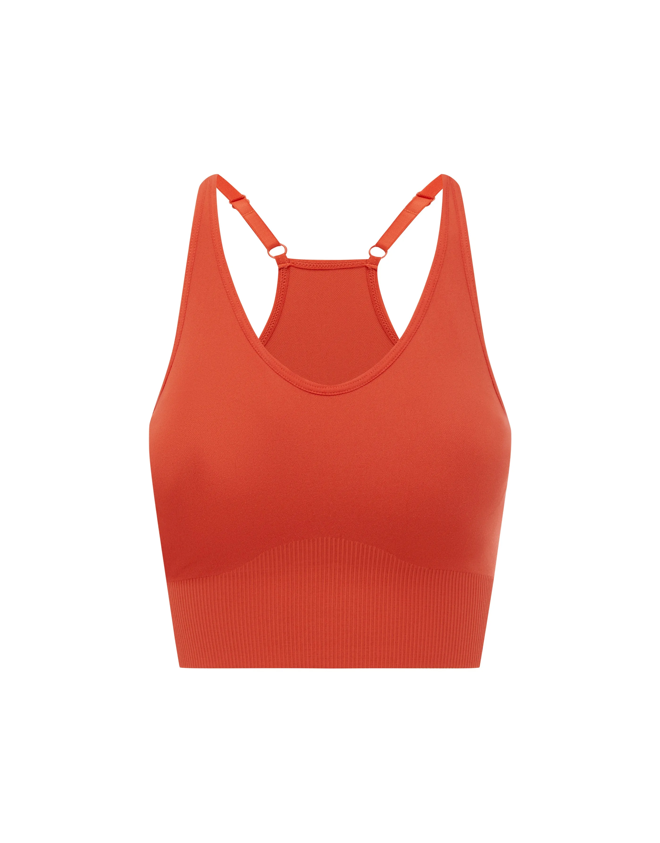 Seamless Strappy Crop - Red