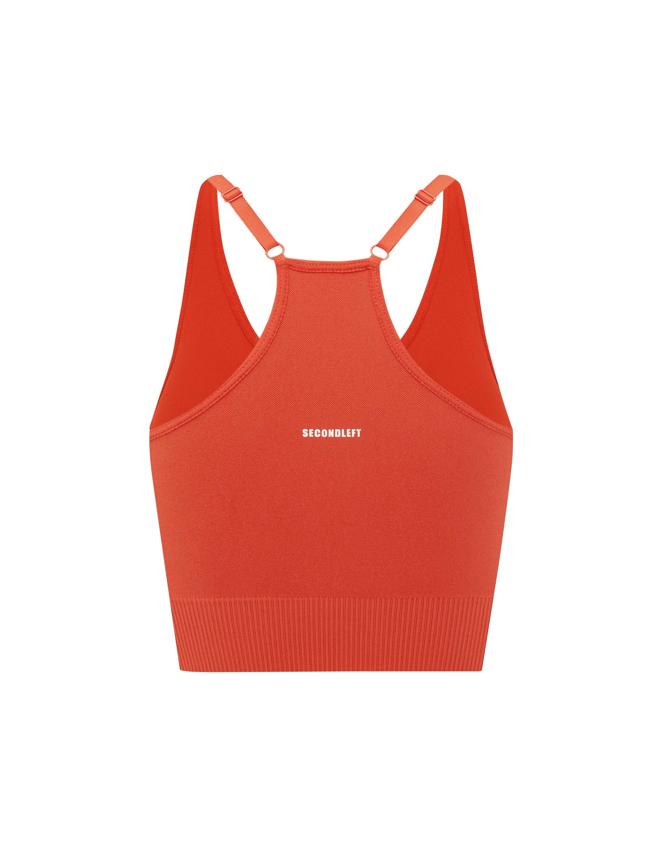 Seamless Strappy Crop - Red