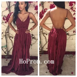 Sexy Backless Prom Dress,Floor Length Prom Dress,Evening Dress