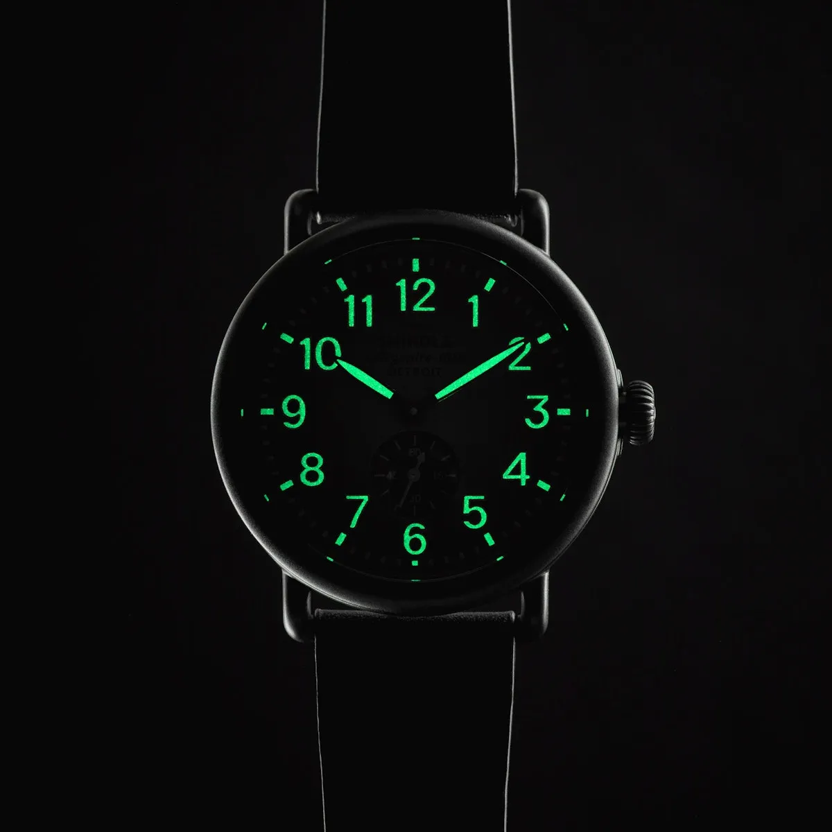 Shinola The Runwell Blackout 41mm Watch S0120273232