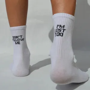 Sick Sock Don't Follow Me, Im Lost Too Cushioned