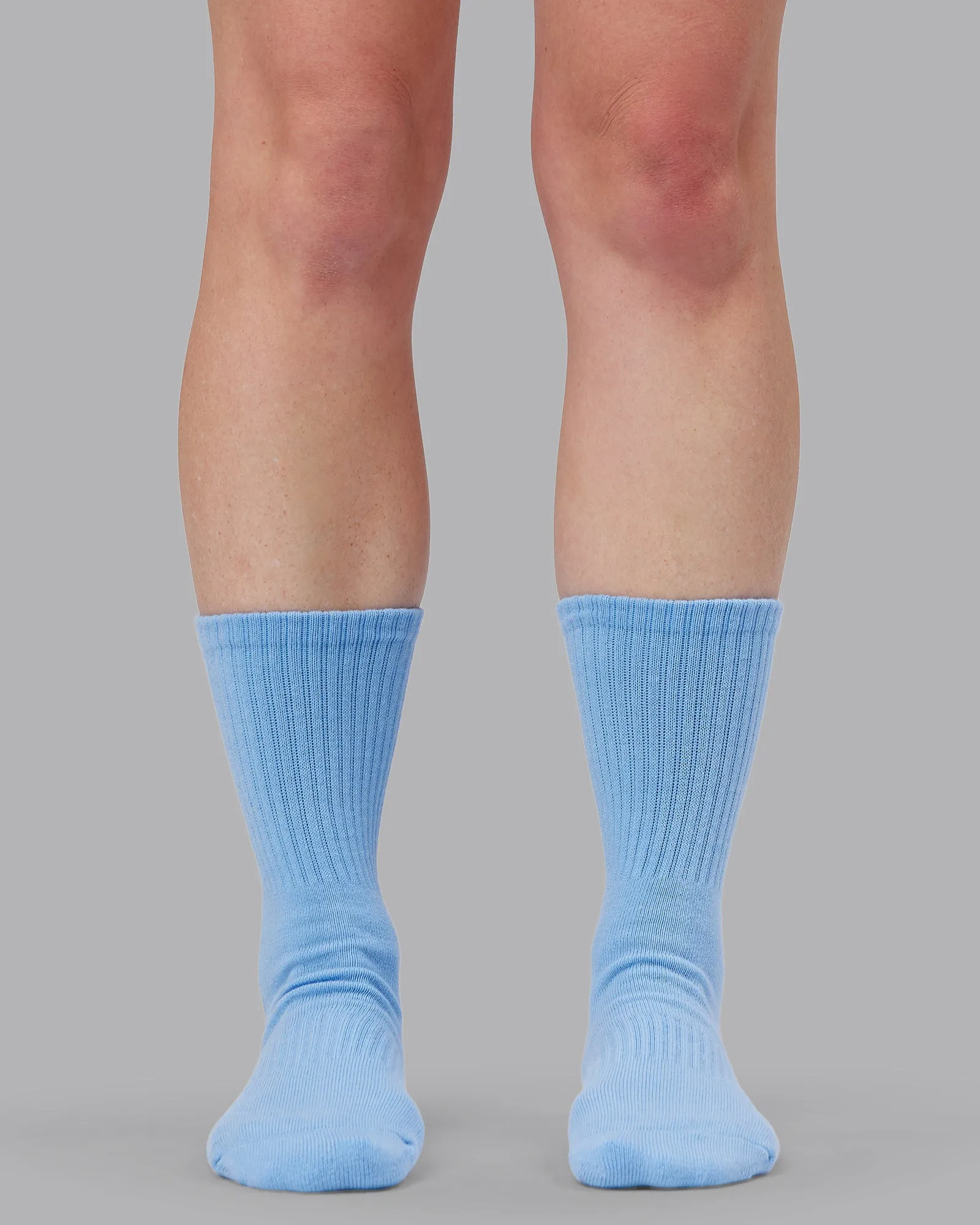 Signal Crew Pilates Grip Sock - Glaciar Lake-White