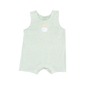 Sleeveless Shortie Romper with Applique