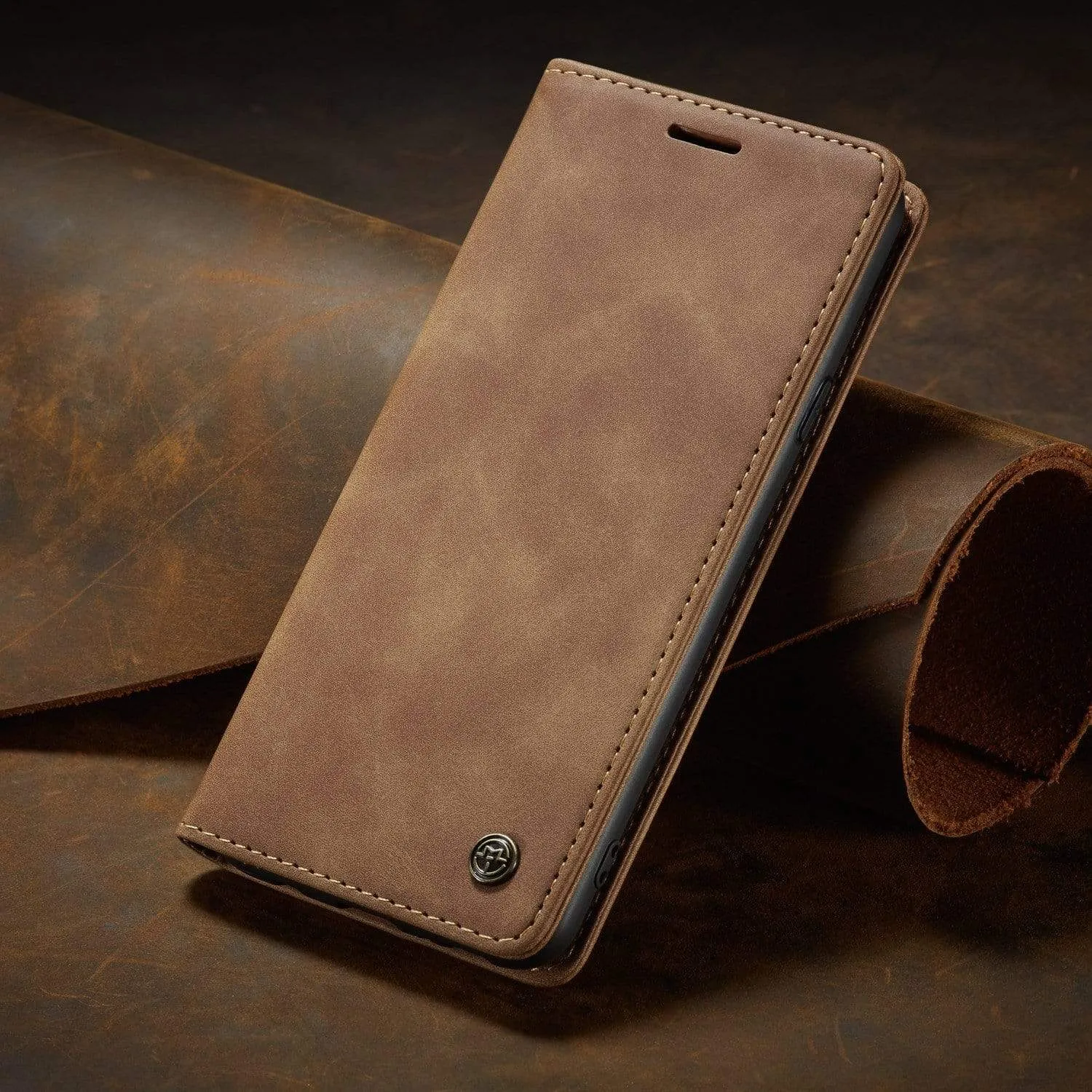 Slim Magnetic Leather Case For Samsung Galaxy