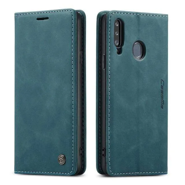 Slim Magnetic Leather Case For Samsung Galaxy